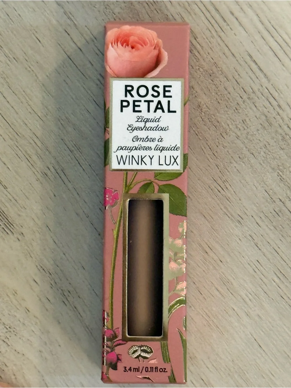 WINKY LUX Rose Petal Liquid Eye Shadow- Sunflower Shimmer NIB